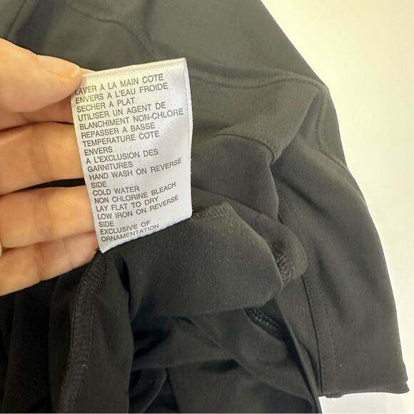 Tribal Stretch Black Dress with Ruffled Sleeves - Size Medium - Picture 11 of 14